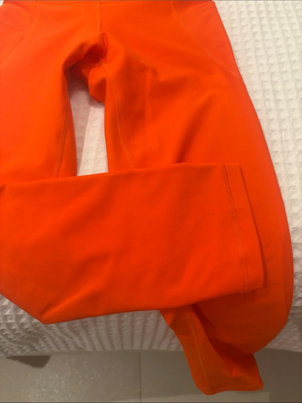 Old Navy Bright Orange High-Waist Girls Leggings